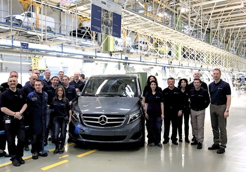 Im spanischen Mercedes-Benz-Werk Vitoria lief die 100 000ste V-Klasse vom Band.