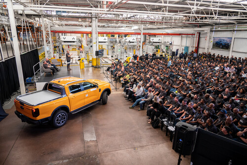 Im südafrikanischen Ford-Werk wird der Produktionsbeginn der neuen Raptor-Generation gefeiert.