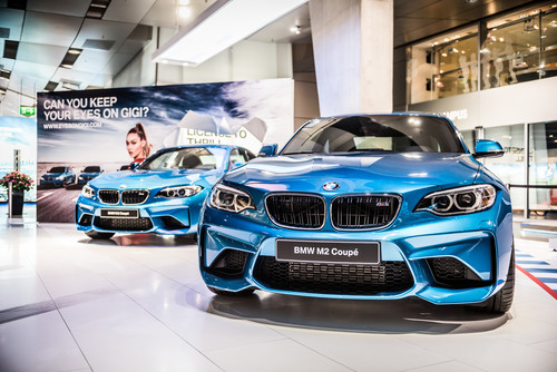 In der Automobilausliefrung der BMW-Welt wurden an einem Tag 73 M-Fahrzeuge abgeholt.