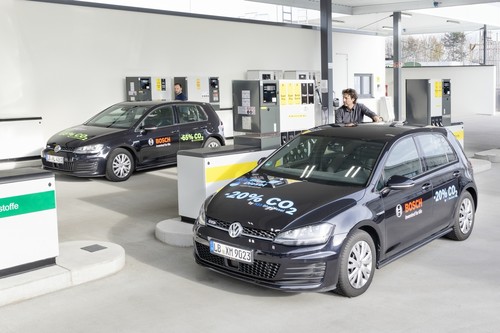 In Fahrzeugen der Geschäftsführung nutzt Bosch einen zu 100 Prozent regenerativen Diesel. 