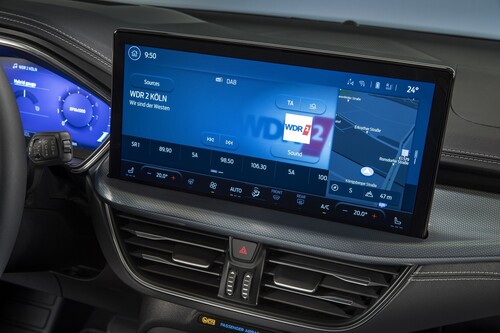 Infotainmentsystem Sync 4 im neuen Ford Focus.