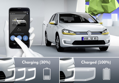 Intelligent Charge für den Volkswagen Connected E-Golf. 