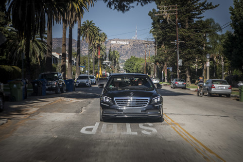„Intelligent World Drive“: Mercedes-Benz testete in den USA mit einem S-Klasse-Erprobungsfahrzeug automatisiertes Fahren.