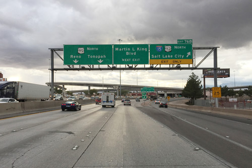 Interstate in Nevada.