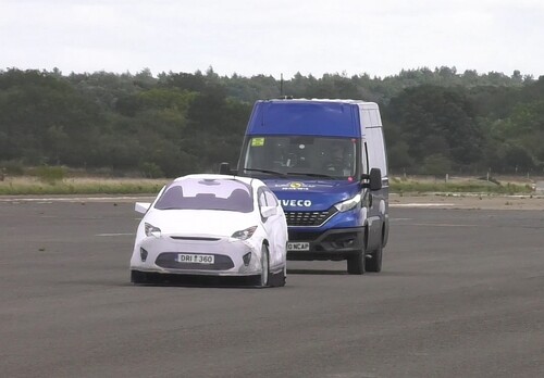 Iveco Daily im Euro-NCAP-Test.