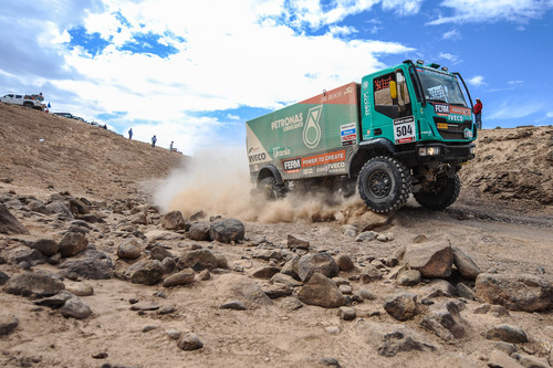 Iveco Trakker bei der Dakar.