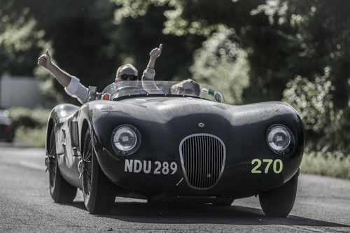 Jaguar bei der Mille Miglia 2013.