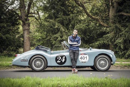 Jaguar bei der Mille Miglia 2015: Elliot Gleave.