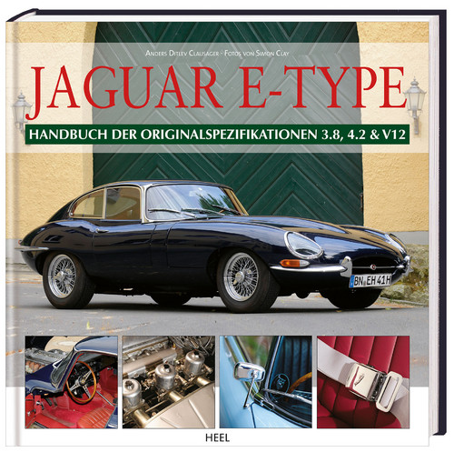 „Jaguar E-Type, Handbuch der Originalspezifikationen 3.8, 4.2 &amp; V12“  von Anders Ditlev Clausager.