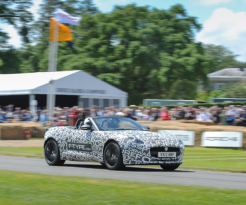 Jaguar F-Type getarnt beim Goodwood Festival of Speed.