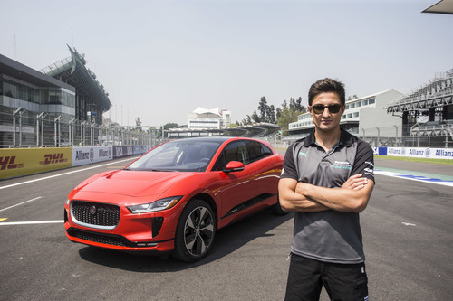 Jaguar I-Pace und Tesla Model X: Mitch Evans.