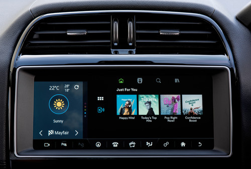 Jaguar Land Rover holt Spotify ins Auto.