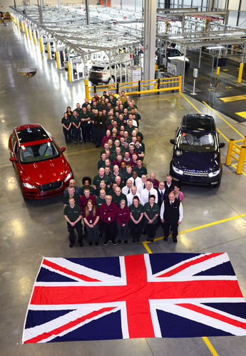 Jaguar Land Rover ist größter Autohersteller Großbritanniens. 