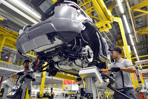 Jaguar-Land-Rover-Produktion in Brasilien.