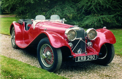 Jaguar S.S. 100 (1939).