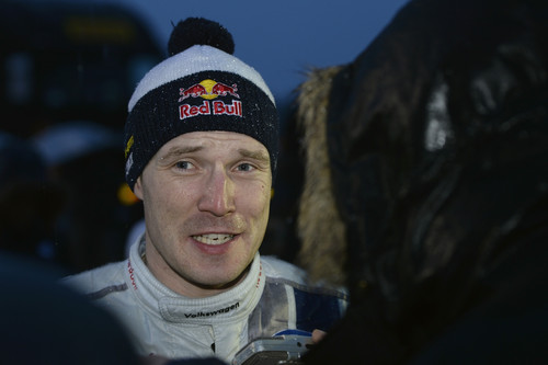Jari-Matti Latvala bei dem WRC-Rennen in Schweden.