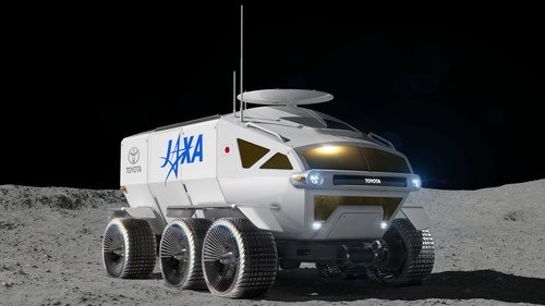 Jaxa-Mondfahrzeug von Toyota. 