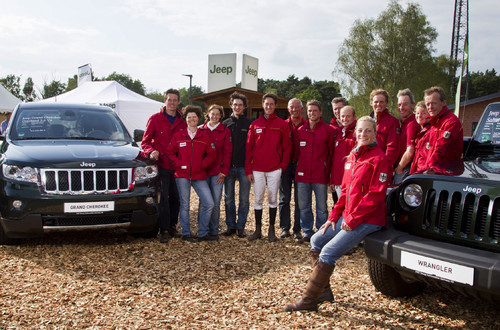 Jeep unterstützt bei den Europameisterschaften der Vielseitigkeitsreiter die deutsche Nationalmannschaft.