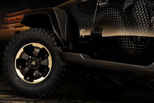 Jeep Wrangler Dragon Design Concept.
