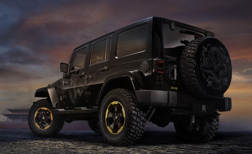 Jeep Wrangler Dragon Design Concept.