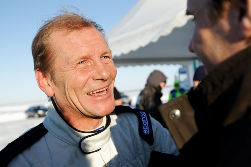 Juha Kankkunen nach der Rekordfahrt.