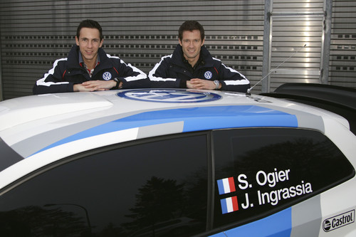 Julien Ingrassia (links) und .Sébastien Ogier.