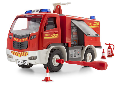 Junior-Kit von Revell: Feuerwehrauto.
