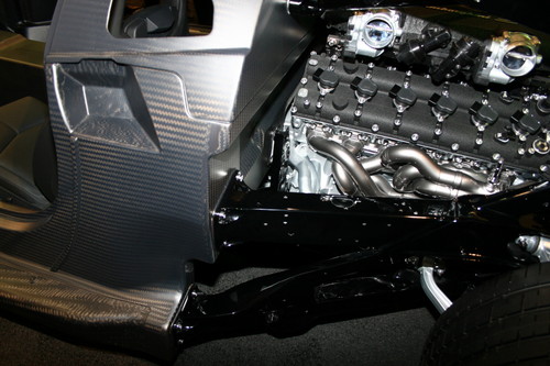 Karbon-Fahrgastzelle des Lamborghini Aventador.