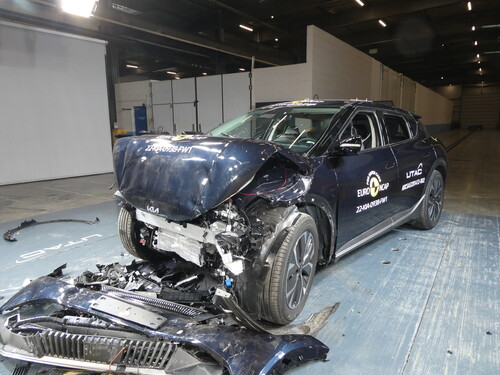 Kia EV6 im Euro-NCAP-Crashtest.