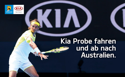 Kia-Gewinnspiel zu den Australian Open.