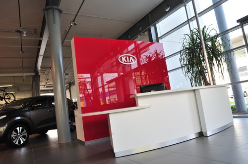 Kia-Partnerbetrieb Autozentrum P&amp;A in Düsseldorf.