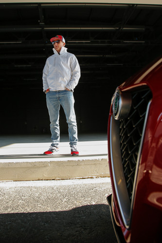 Kimi Räikkönen besuchte das Testgelände von Fiat Chrysler Automobiles (FCA) in Balocco.