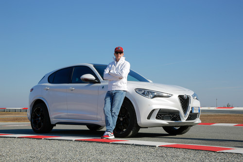 Kimi Räikkönen besuchte das Testgelände von Fiat Chrysler Automobiles (FCA) in Balocco und fuhr Alfa Romeo.