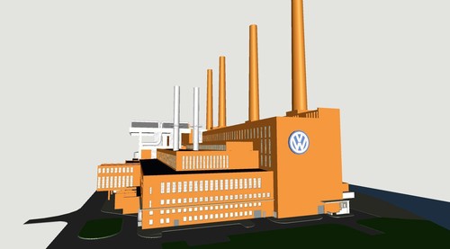 Kraftwerk bei Volkswagen.