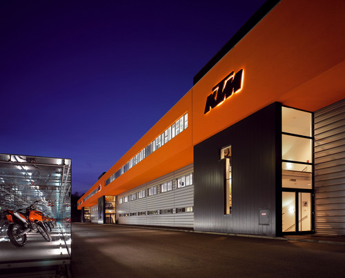 KTM-Firmensitz in Mattighofen.
