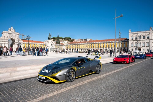 Lamborghini Bull Run 2021 in Lissabon.