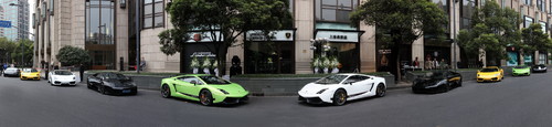 Lamborghini eröffnete zwei weitere Showrooms in China.