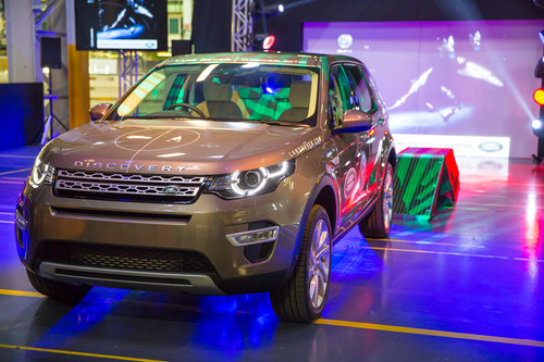 Land Rover Discovery Sport bei seiner Premiere in Paris.