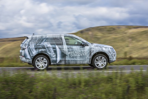 Land Rover Discovery Sport - noch getarnt.