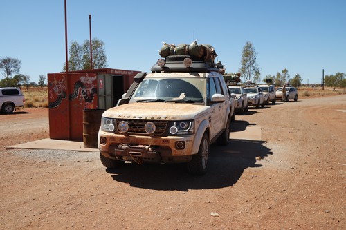 Land Rover Experience Australia 2015: Tankstopp.