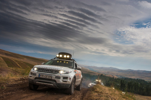 Land Rover Experience Tour 2013 auf dem Dach der Welt.