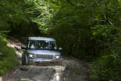 Land-Rover-Testgelände Eastnor Castle.