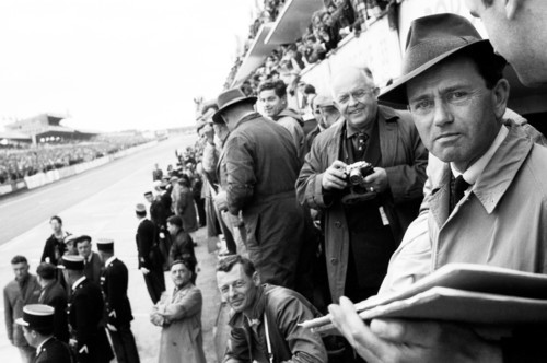 Le Mans 1961: Ferry Porsche (rechts).