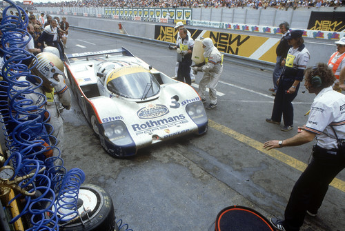 Le Mans 1983: Porsche 956 LH „Nr. 3“ mit Vern Schuppan, Hurley Haywood und Al Holbert (Gesamtsieger).