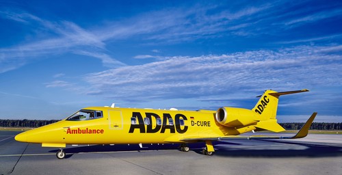 Learjet 60 XR des ADAC-Ambulanzdienstes.