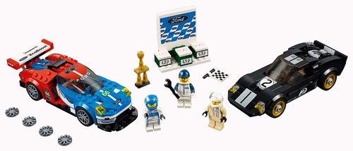 Lego-Set mit Ford GT von 1966 und 2016.