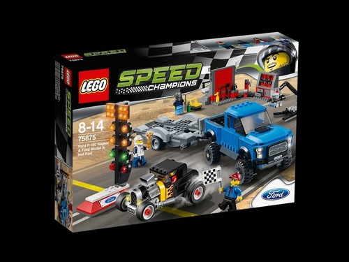 Lego-Set: Speed-Champions Ford F-150 Raptor &amp; Ford Model A Hot Rod.