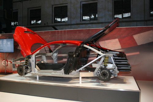 Leichtbau: Audi R8 E-Tron.