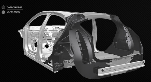 Leichtbau-Forschungsprojekt Tucana von Jaguar Land Rover zur Entwicklung künftiger Elektro-Modelle.