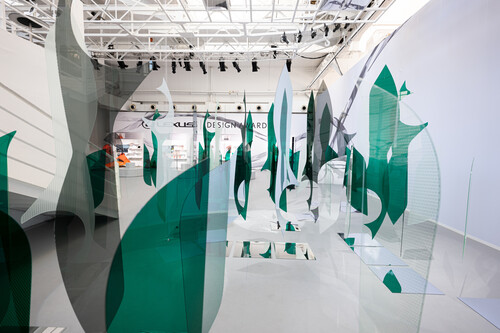 Lexus-Installation "Shaped by Air" auf der Milan Design Week 2023.